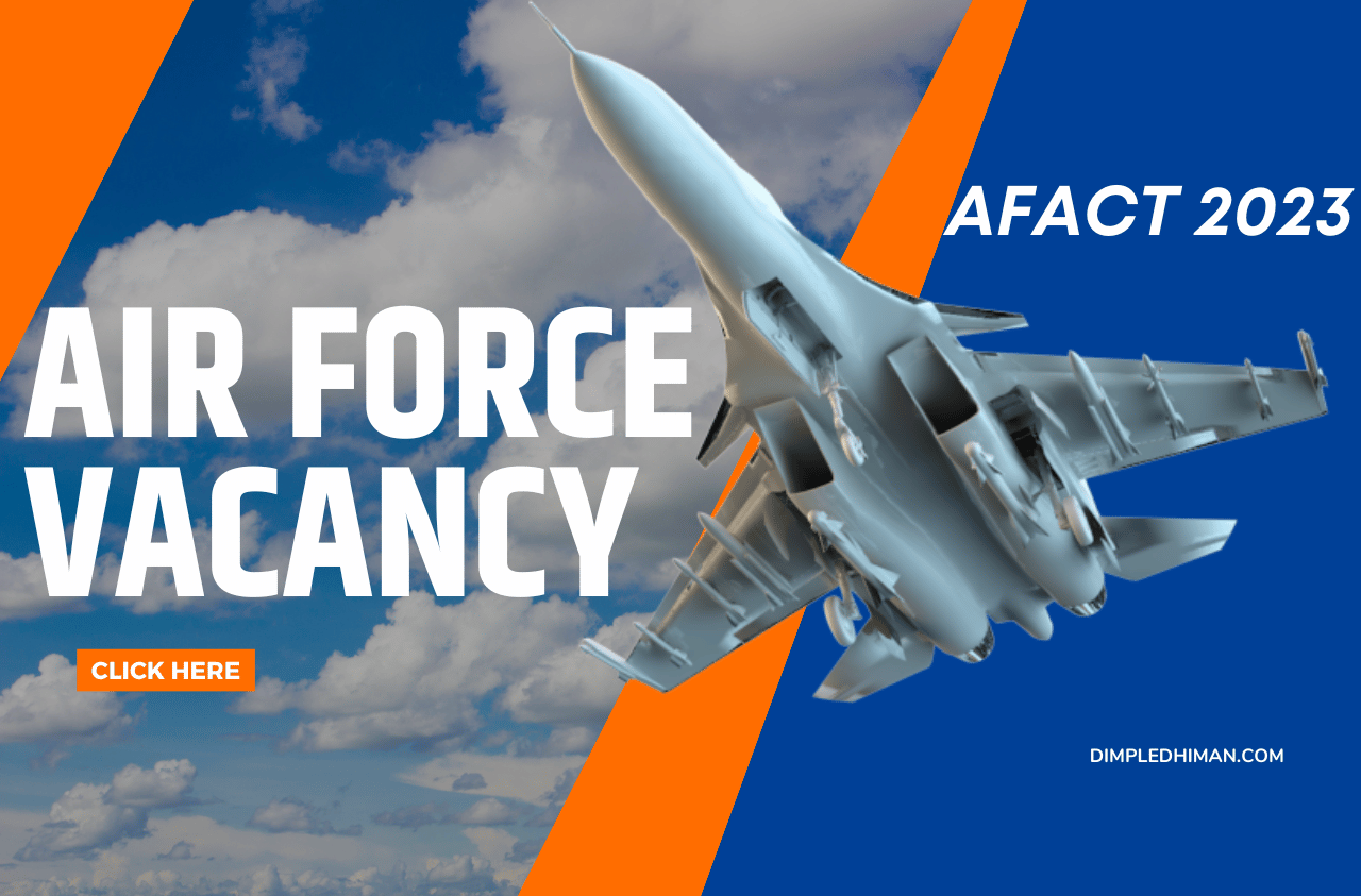 IAF VACANCY AFCAT 01/2024