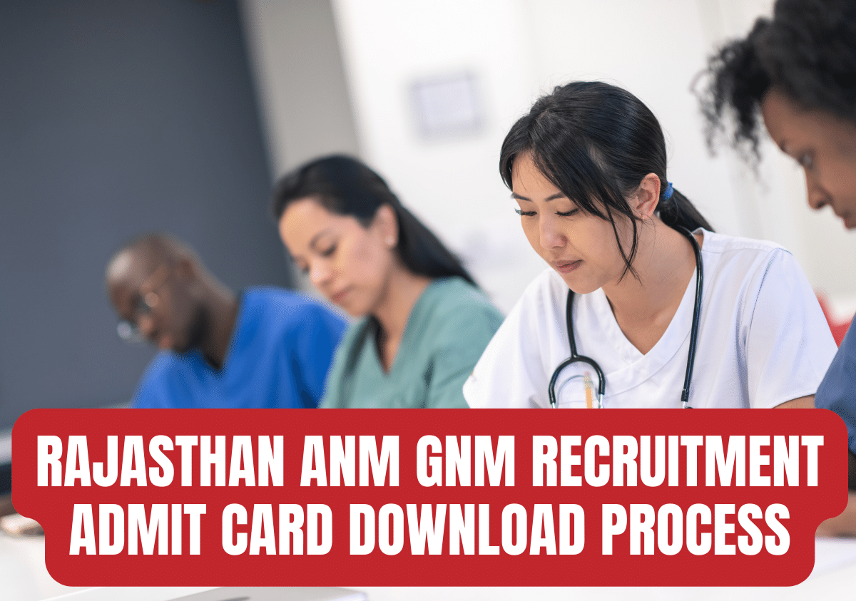 RAJASTHAN ANM GNM Recruitment Admit Card