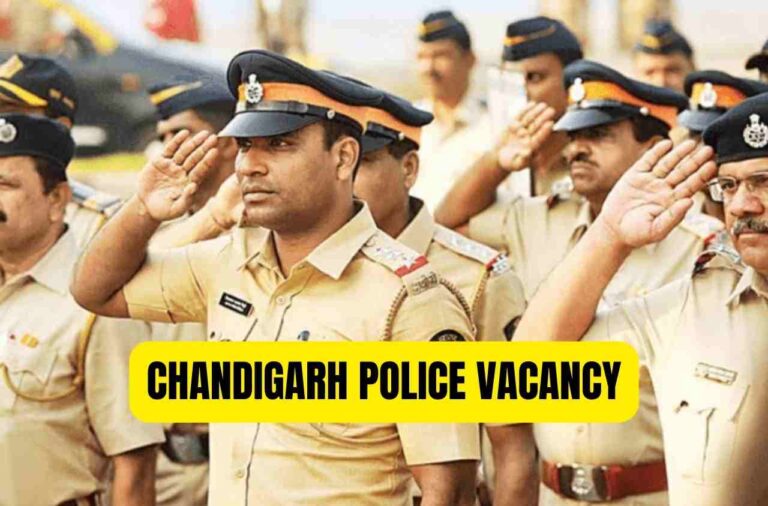 CHANDIGARH POLICE CONSTABLE RECRUITMENT 2023 NOTIFICATION , APPLY ONLINE LINK,