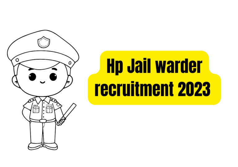 hp jail warder recruitment 2023 apply online