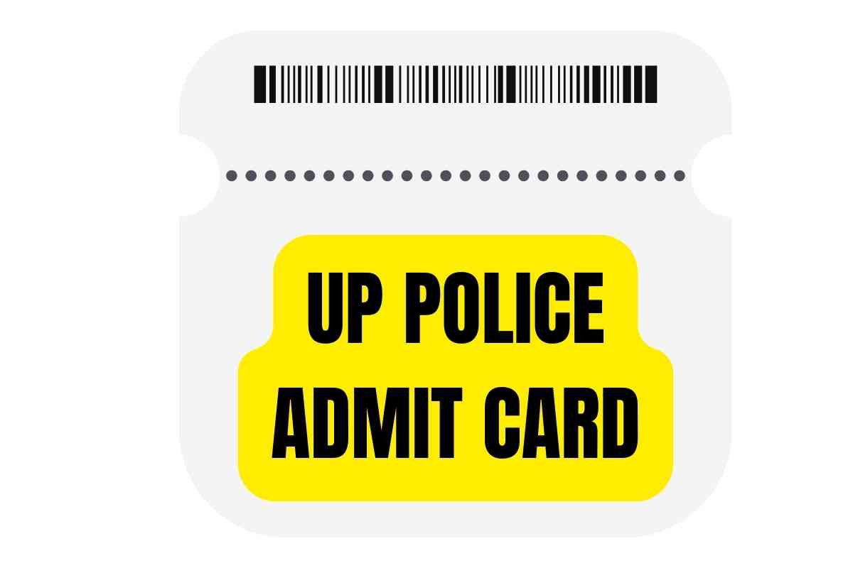 UP POLICE RECRUITMENT ADMIT CARD